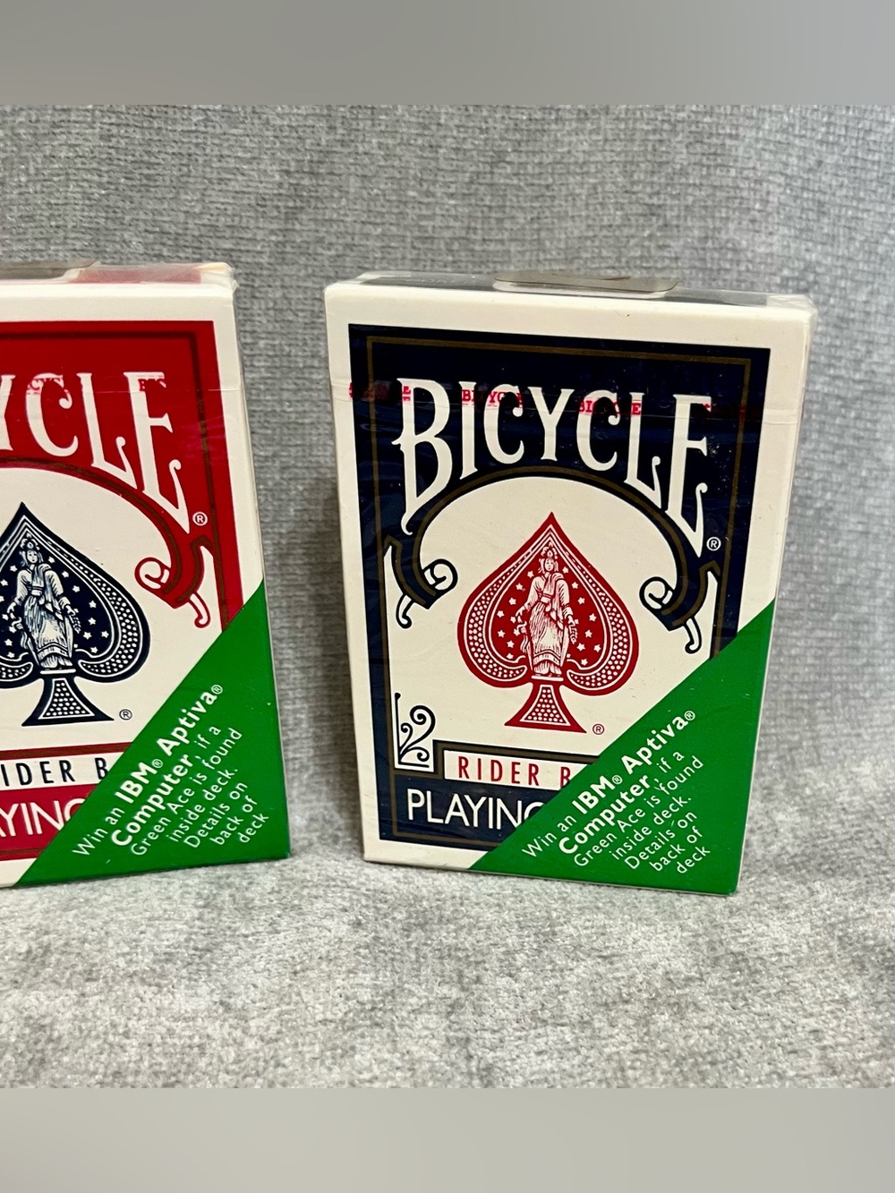 New Vintage Two Bicycle Sealed Rider Back Playing Cards IBM Aptiva Promo - Picture 8 of 11